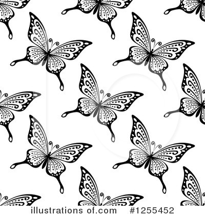 Royalty-Free (RF) Butterfly Clipart Illustration by Vector Tradition SM - Stock Sample #1255452