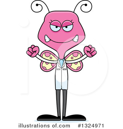 Royalty-Free (RF) Butterfly Clipart Illustration by Cory Thoman - Stock Sample #1324971