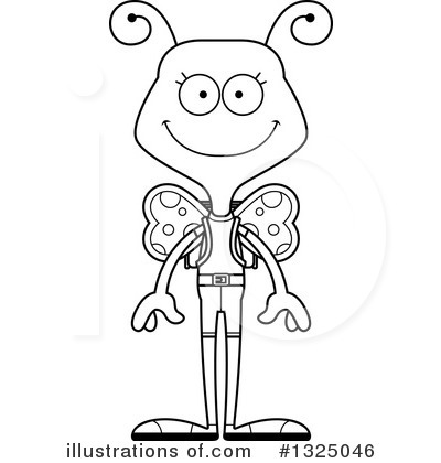 Royalty-Free (RF) Butterfly Clipart Illustration by Cory Thoman - Stock Sample #1325046
