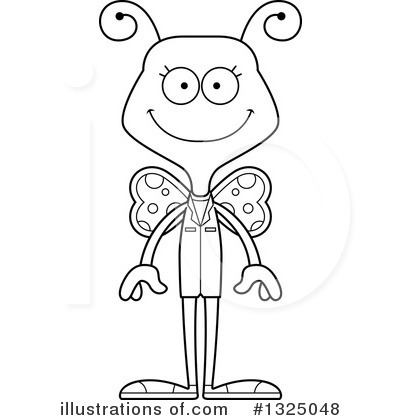 Royalty-Free (RF) Butterfly Clipart Illustration by Cory Thoman - Stock Sample #1325048