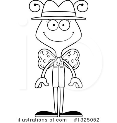 Royalty-Free (RF) Butterfly Clipart Illustration by Cory Thoman - Stock Sample #1325052