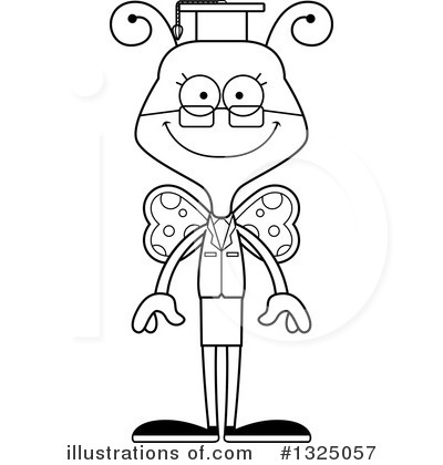 Royalty-Free (RF) Butterfly Clipart Illustration by Cory Thoman - Stock Sample #1325057
