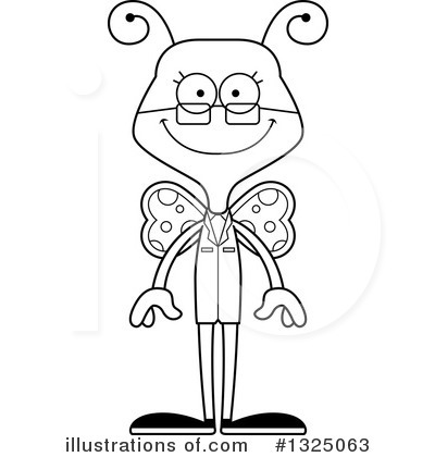 Royalty-Free (RF) Butterfly Clipart Illustration by Cory Thoman - Stock Sample #1325063