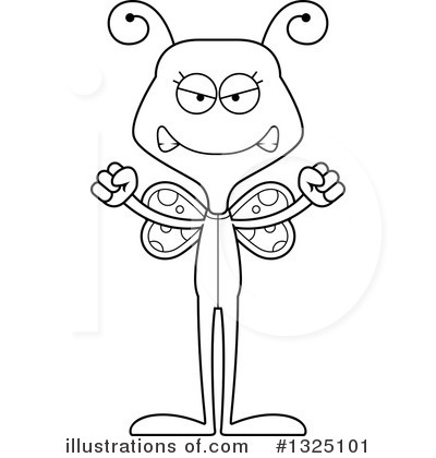 Royalty-Free (RF) Butterfly Clipart Illustration by Cory Thoman - Stock Sample #1325101