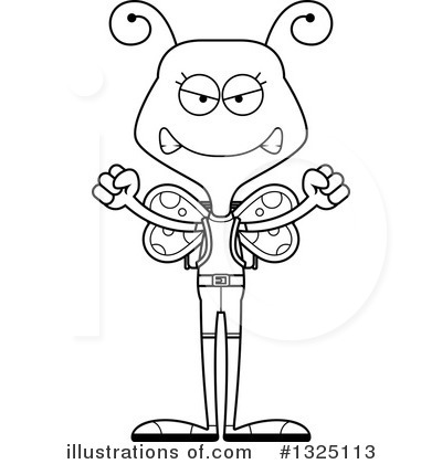 Royalty-Free (RF) Butterfly Clipart Illustration by Cory Thoman - Stock Sample #1325113