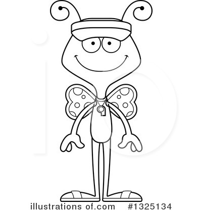 Royalty-Free (RF) Butterfly Clipart Illustration by Cory Thoman - Stock Sample #1325134