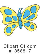 Butterfly Clipart #1358817 by LaffToon