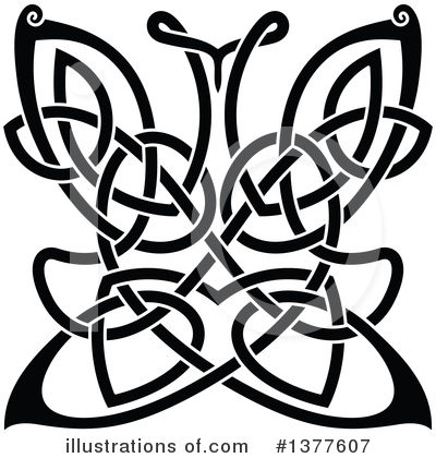 Royalty-Free (RF) Butterfly Clipart Illustration by Vector Tradition SM - Stock Sample #1377607