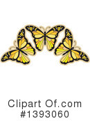 Butterfly Clipart #1393060 by Lal Perera