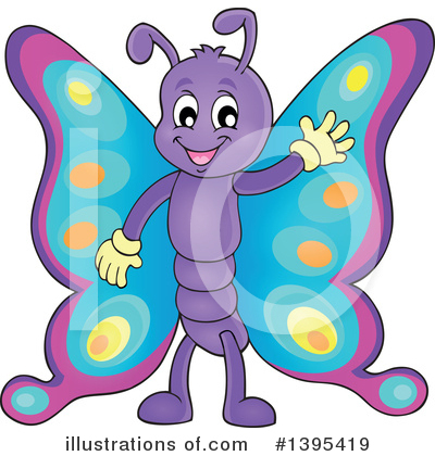 Butterfly Clipart #1395419 by visekart