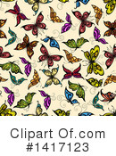 Butterfly Clipart #1417123 by Vector Tradition SM