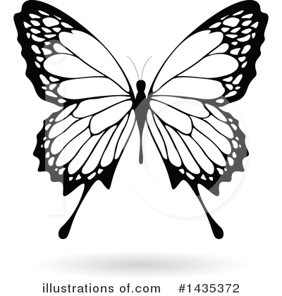 Royalty-Free (RF) Butterfly Clipart Illustration by cidepix - Stock Sample #1435372
