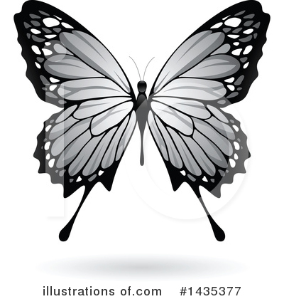 Royalty-Free (RF) Butterfly Clipart Illustration by cidepix - Stock Sample #1435377