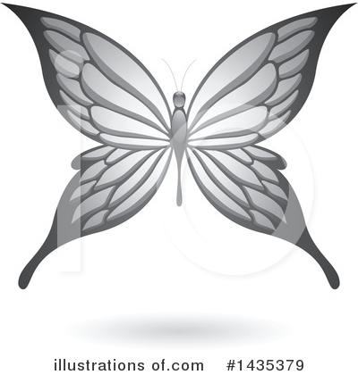 Royalty-Free (RF) Butterfly Clipart Illustration by cidepix - Stock Sample #1435379