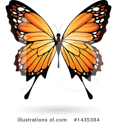 Royalty-Free (RF) Butterfly Clipart Illustration by cidepix - Stock Sample #1435384
