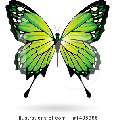 Royalty-Free (RF) Butterfly Clipart Illustration by cidepix - Stock Sample #1435386