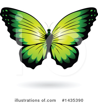 Royalty-Free (RF) Butterfly Clipart Illustration by cidepix - Stock Sample #1435390