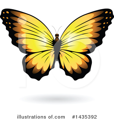 Royalty-Free (RF) Butterfly Clipart Illustration by cidepix - Stock Sample #1435392