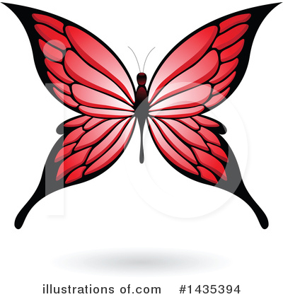 Royalty-Free (RF) Butterfly Clipart Illustration by cidepix - Stock Sample #1435394