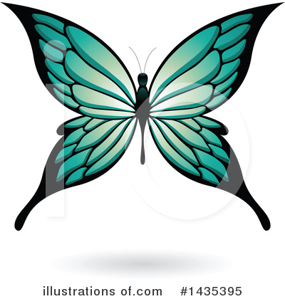Royalty-Free (RF) Butterfly Clipart Illustration by cidepix - Stock Sample #1435395