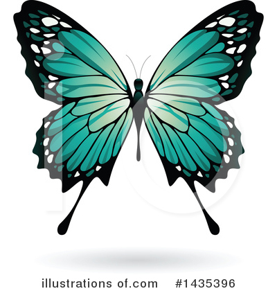 Royalty-Free (RF) Butterfly Clipart Illustration by cidepix - Stock Sample #1435396