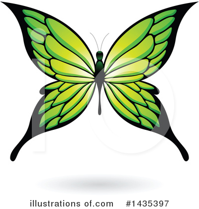 Royalty-Free (RF) Butterfly Clipart Illustration by cidepix - Stock Sample #1435397