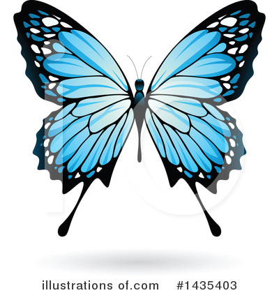 Royalty-Free (RF) Butterfly Clipart Illustration by cidepix - Stock Sample #1435403