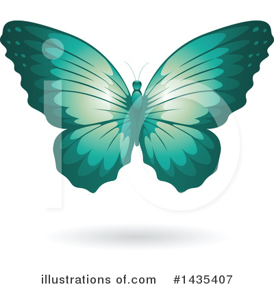 Royalty-Free (RF) Butterfly Clipart Illustration by cidepix - Stock Sample #1435407