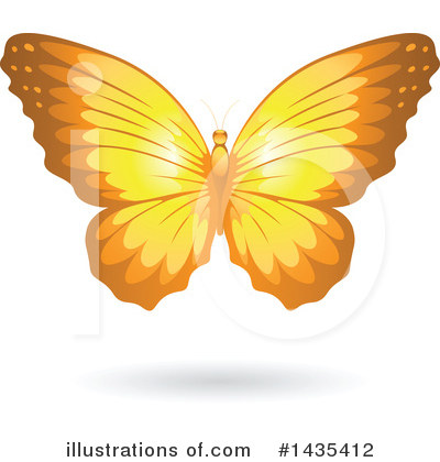 Royalty-Free (RF) Butterfly Clipart Illustration by cidepix - Stock Sample #1435412