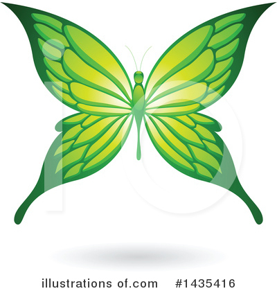 Royalty-Free (RF) Butterfly Clipart Illustration by cidepix - Stock Sample #1435416