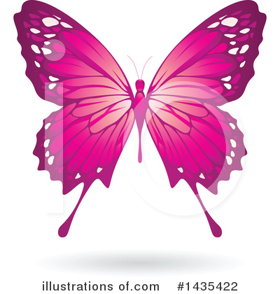 Royalty-Free (RF) Butterfly Clipart Illustration by cidepix - Stock Sample #1435422