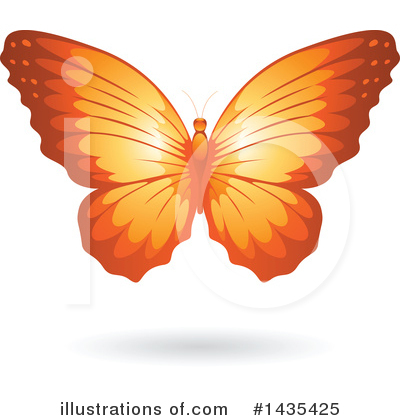 Royalty-Free (RF) Butterfly Clipart Illustration by cidepix - Stock Sample #1435425