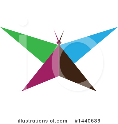 Royalty-Free (RF) Butterfly Clipart Illustration by ColorMagic - Stock Sample #1440636