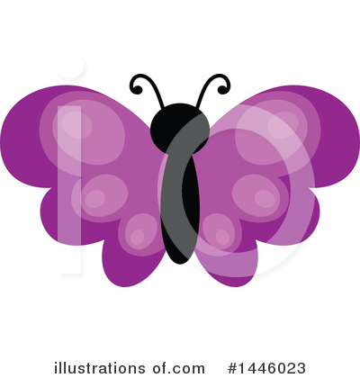 Royalty-Free (RF) Butterfly Clipart Illustration by visekart - Stock Sample #1446023