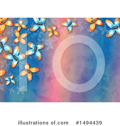 Royalty-Free (RF) Butterfly Clipart Illustration by Prawny - Stock Sample #1494439