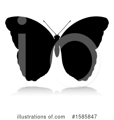 Royalty-Free (RF) Butterfly Clipart Illustration by AtStockIllustration - Stock Sample #1585847
