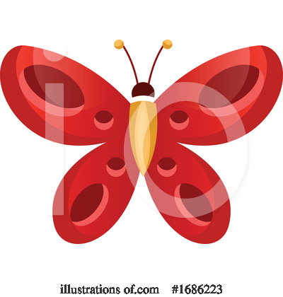 Royalty-Free (RF) Butterfly Clipart Illustration by Morphart Creations - Stock Sample #1686223