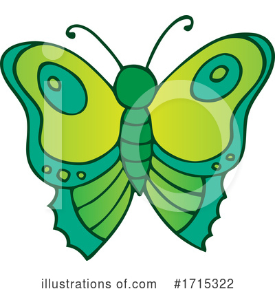 Royalty-Free (RF) Butterfly Clipart Illustration by visekart - Stock Sample #1715322