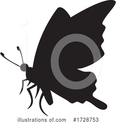Royalty-Free (RF) Butterfly Clipart Illustration by Any Vector - Stock Sample #1728753