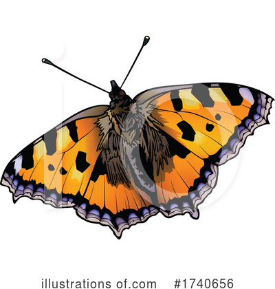 Royalty-Free (RF) Butterfly Clipart Illustration by dero - Stock Sample #1740656