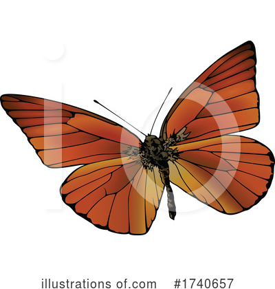 Royalty-Free (RF) Butterfly Clipart Illustration by dero - Stock Sample #1740657