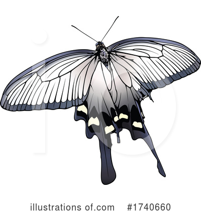 Royalty-Free (RF) Butterfly Clipart Illustration by dero - Stock Sample #1740660