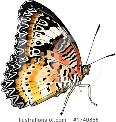 Royalty-Free (RF) Butterfly Clipart Illustration by dero - Stock Sample #1740856