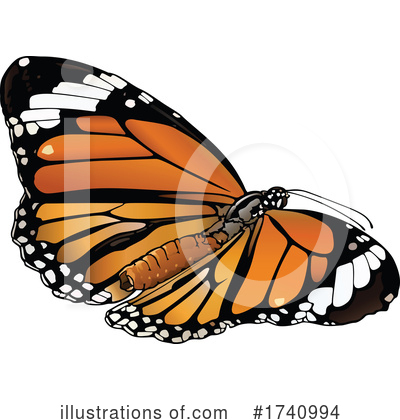 Royalty-Free (RF) Butterfly Clipart Illustration by dero - Stock Sample #1740994