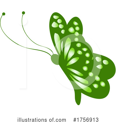 Royalty-Free (RF) Butterfly Clipart Illustration by KJ Pargeter - Stock Sample #1756913