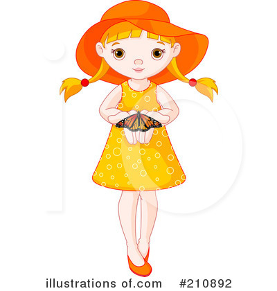 Royalty-Free (RF) Butterfly Clipart Illustration by Pushkin - Stock Sample #210892