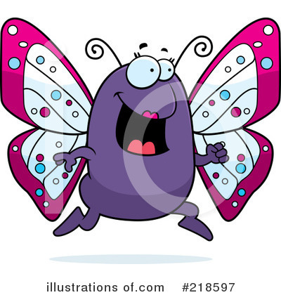 Royalty-Free (RF) Butterfly Clipart Illustration by Cory Thoman - Stock Sample #218597