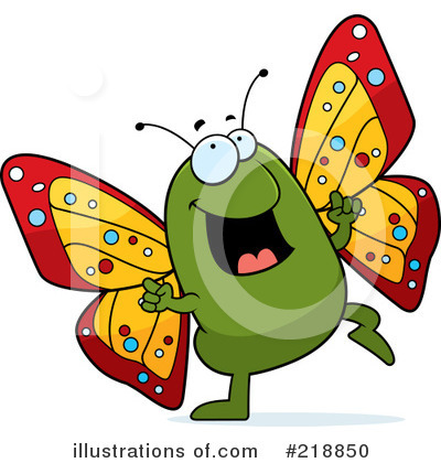 Royalty-Free (RF) Butterfly Clipart Illustration by Cory Thoman - Stock Sample #218850