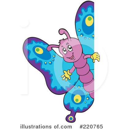 Royalty-Free (RF) Butterfly Clipart Illustration by visekart - Stock Sample #220765