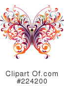 Butterfly Clipart #224200 by OnFocusMedia